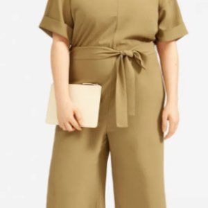 Everlane Short Sleeve Japanese Go Weave Jumpsuit